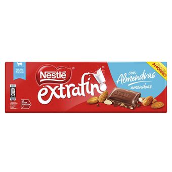 Continente Tablete de chocolate de leite extrafino com amêndoa sem glúten promoção