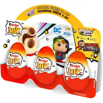 Continente Ovo de chocolate de leite com surpresa kinder joy promoção