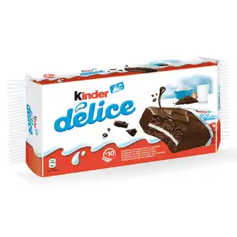 Continente Snack de chocolate kinder délice promoção