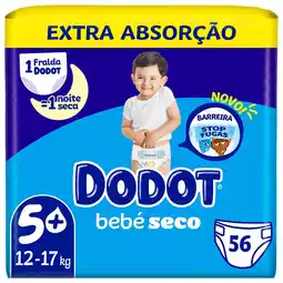 Continente Fraldas bebé seco extra 12-17kg t5+ promoção