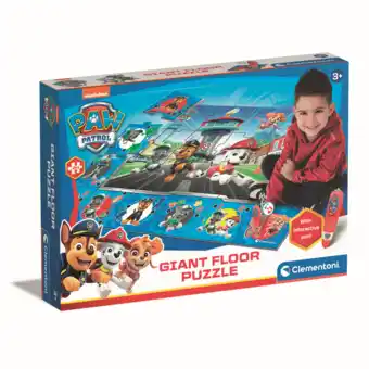 Continente Tapete puzzle + jogo interativo patrulha pata azul promoção