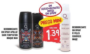 Minipreço DESODORIZANTE EM SPRAY P/ PELES SENSÍVEIS IMAQE promoção