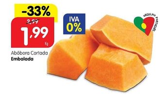 Minipreço Abóbora Cortada Embalada promoção