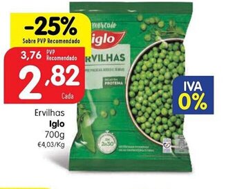 Minipreço Ervilhas Iglo 700g promoção