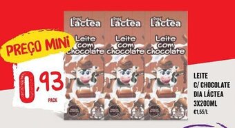 Minipreço LEITE C/ CHOCOLATE DIA LÁCTEA 3X200ML promoção