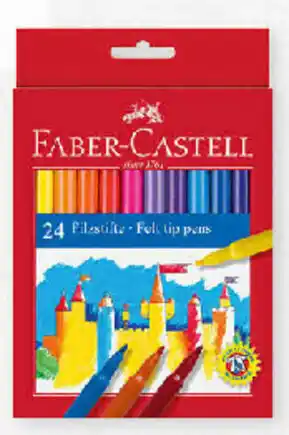 Continente Marcadores Colorir Faber Castell 24 Unid promoção