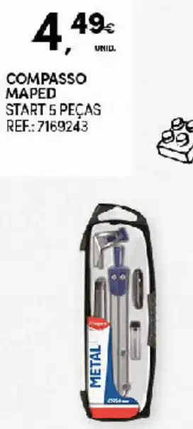 Compasso Maped 5 Peças