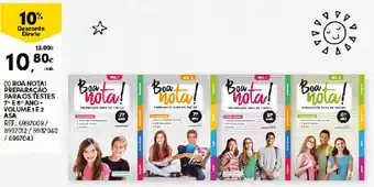 Continente Boa Nota Preparação para os Testes 7° E 8° Ano Volume 1 E 2 ASA promoção