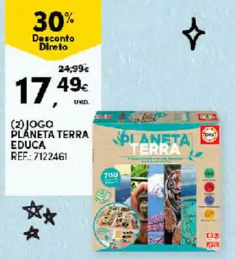 Continente Jogo Planeta Terra Educa promoção