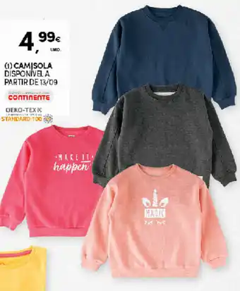 Camisola Disponvela Partir de 13/09