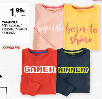 Continente Camisola promoção