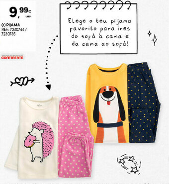 Continente Pijama promoção
