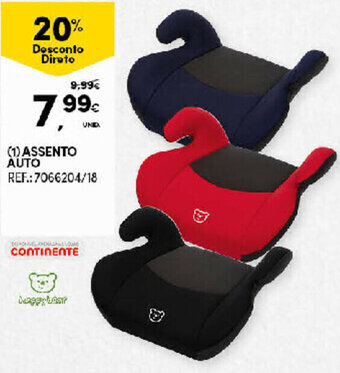 Continente Assento Auto promoção