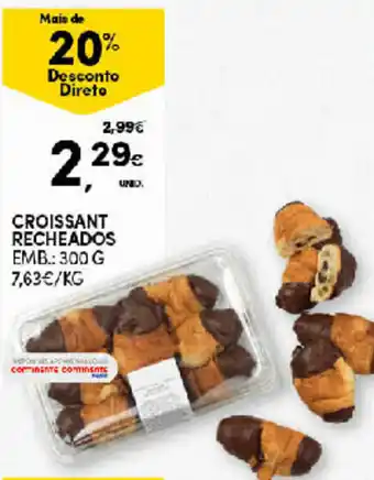 Continente Croissant Recheados 300g promoção