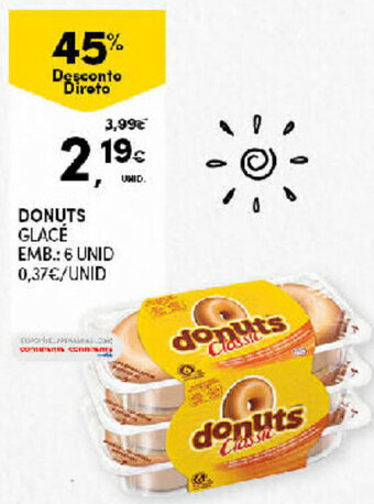 Donuts Glacé 6 Unid