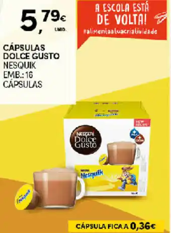 Cápsulas Dolca Gusto 16 Cápsulas