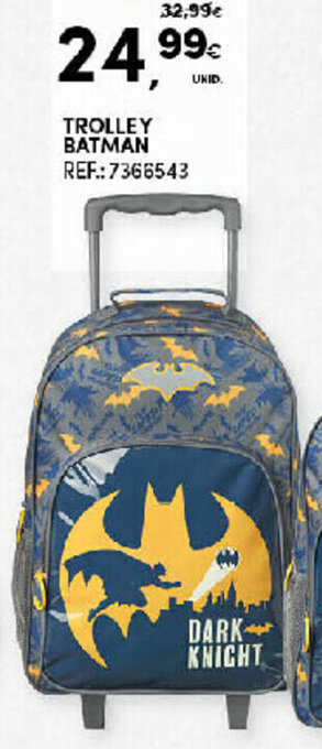 Continente Trolley Batman promoção