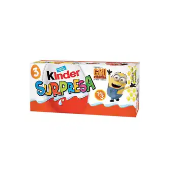 Continente Ovo de chocolate de leite kinder surpresa promoção