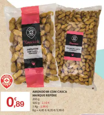 E.Leclerc Amendoim com Casca Marque Repére 200g promoção