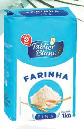 E.Leclerc Farinha Fina com Fermento Tablier Blanc 1kg promoção