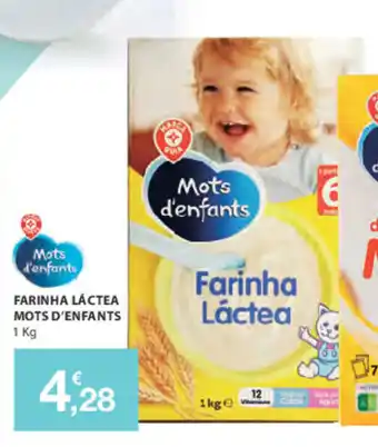 E.Leclerc Farinha Láctea Mots D'enfants 1kg promoção