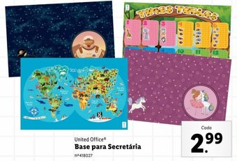 Lidl United Office Base para Secretária promoção