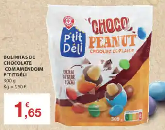E.Leclerc Bolinhas de Chocolate com Amendoim 300g promoção