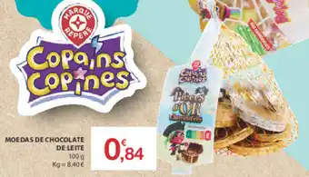E.Leclerc Moedas de Chocolate de Leite 100g promoção
