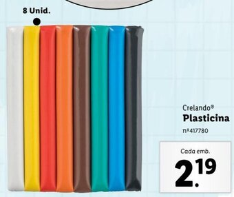 Crelando Plasticina 8 Unid.