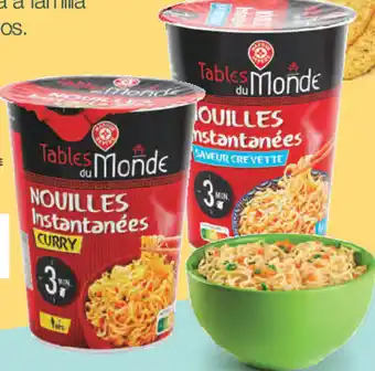 E.Leclerc Noodles Tables Du Monde 61,5g promoção