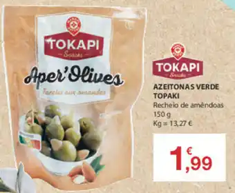 E.Leclerc Azeitonas Verde Topaki 150g promoção