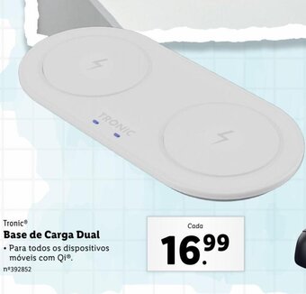Lidl Tronic Base de Carga Dual promoção