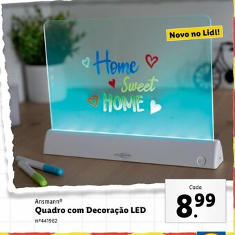 Lidl Ansmann Quadro com Decoração LED promoção
