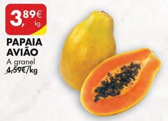 Pingo Doce PAPAIA AVIÃO A granel promoção