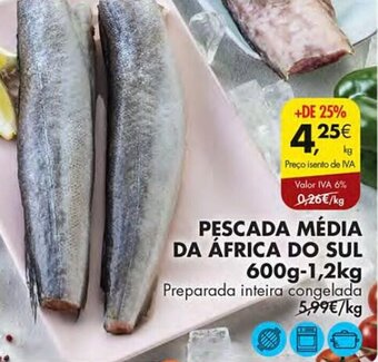 Pingo Doce PESCADA MÉDIA DA ÁFRICA DO SUL 600g-1,2kg promoção