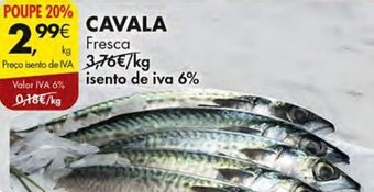 Pingo Doce CAVALA Fresca promoção