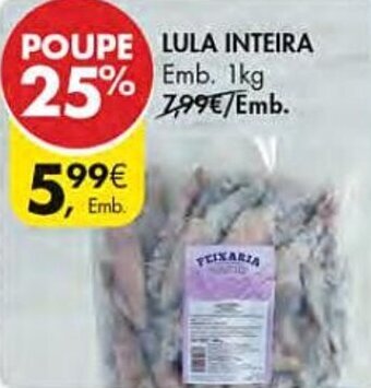 Pingo Doce LULA INTEIRA Emb. 1KG promoção