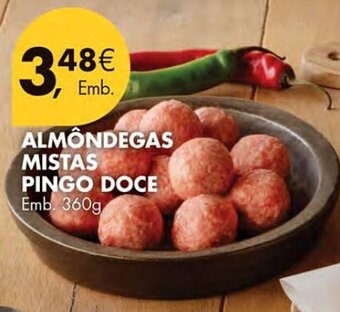 Pingo Doce ALMÔNDEGAS MISTAS PINGO DOCE Emb. 360g promoção