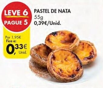 Pingo Doce PASTEL DE NATA 55G promoção