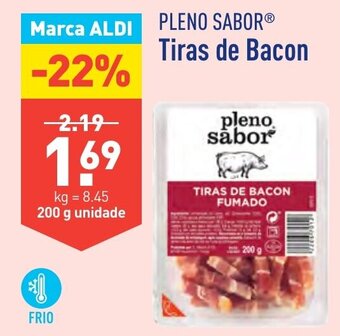 ALDI PLENO SABOR Tiras de Bacon promoção