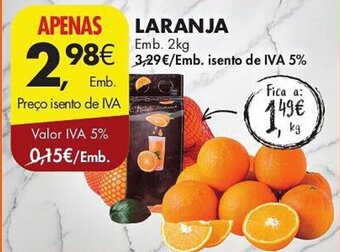Pingo Doce LARANJA Emb. 2kg promoção