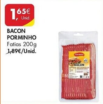 Pingo Doce BACON PORMINHO Fatias 200g promoção