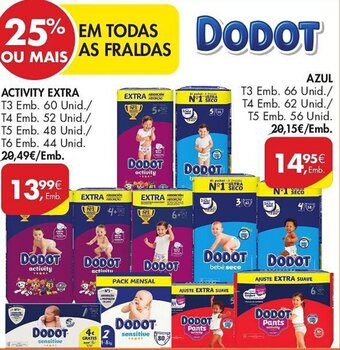Pingo Doce DODOT ACTIVITY EXTRA promoção