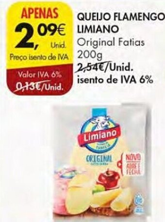 Pingo Doce QUEIJO FLAMENGO LIMIANO 200g promoção
