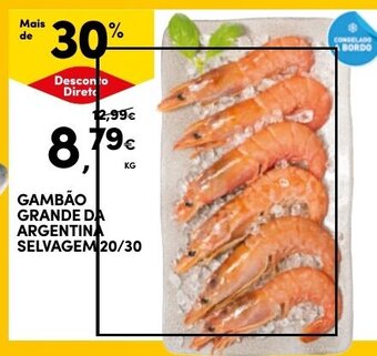 Continente GAMBÃO GRANDE DA ARGENTINA SELVAGEM 20/30 promoção