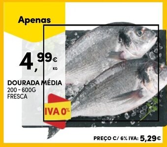 Continente DOURADA MÉDIA 200-600G FRESCA promoção