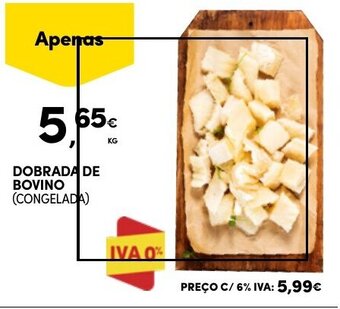 Continente DOBRADA DE BOVINO (CONGELADA) promoção
