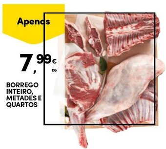 Continente BORREGO INTEIRO, METADES E QUARTOS promoção