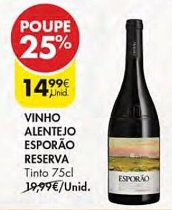 VINHO ALENTEJO ESPORÃO RESERVA Tinto 75cl