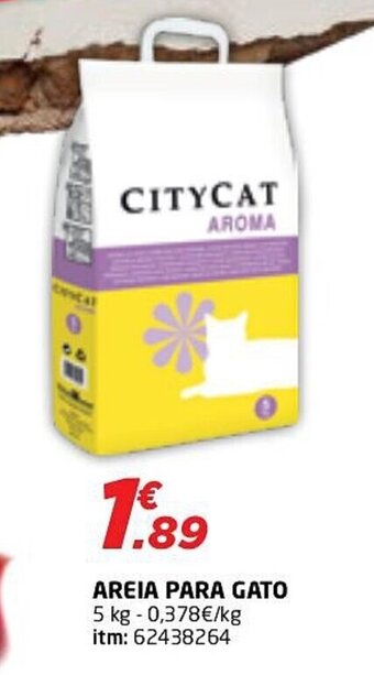 Bricomarché AREIA PARA GATO 5 kg promoção